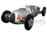 Auto Union Type C 1936 Automobile de Monaco GP 2nd Place Achille Varzi 4 Limited Edition to 504pcs with figure 1/18 Diecast Model Car by Minichamps