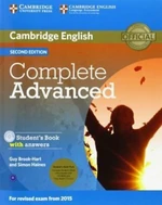 Complete Advanced Student´s Book Pack (Student´s Book with Answers with CD-ROM and Class Audio CDs (2)) (2015 Exam Specification) - Guy Brook-Hart, Si