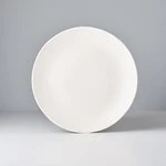 MADE IN JAPAN Mělký talíř s nepravidelným okrajem MT 24 cm bílý