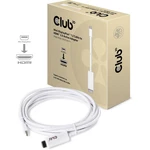 club3D Mini-DisplayPort / HDMI káblový adaptér #####Mini DisplayPort Stecker, #####HDMI-A Stecker 3.00 m biela CAC-1173