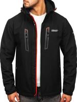 Geacă negru-rosu softshell Bolf WX063