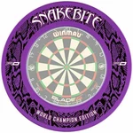 Red Dragon Snakebite World Champion 2020 Dartboard Surround - Purple Šipkové doplňky