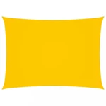 Stínící plachta obdélníková 2x4 m oxfordská látka Dekorhome Žlutá,Stínící plachta obdélníková 2x4 m oxfordská látka Dekorhome Žlutá