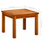 Zahradní konferenční stolek akácie Dekorhome 45x45x36 cm,Zahradní konferenční stolek akácie Dekorhome 45x45x36 cm
