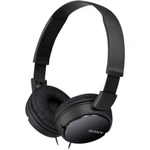 Sony MDR-ZX110   slúchadlá On Ear na ušiach  čierna