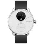 Inteligentné hodinky Withings Scanwatch 38 mm (HWA09-model 1-All-Int) biele inteligentné hodinky • 38 mm • PMOLED displej • tlačidlové ovládanie • Blu