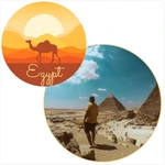 Magnet Egypt, 3,5x3,5 cm