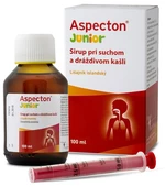 Aspecton Junior sirup pri suchom a dráždivom kašli s islandským lišajníkom 100 ml