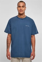 Large Small Spaceblue Embroidery T-Shirt