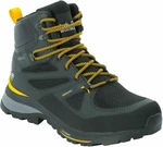 Jack Wolfskin Force Striker Texapore Mid M Black/Burly Yellow 41 Pantofi trekking de bărbați