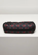 Pencil case Roses black/red