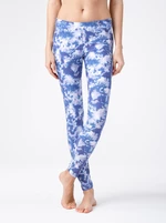 Conte Woman's Leggings Blue-White