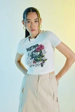 DEFACTO Coool Fitted Printed Short Sleeve T-Shirt