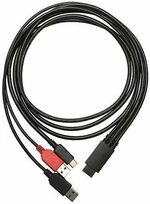 XPPen 3v1 cable Negro 20 cm Cable USB
