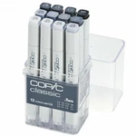 Sada markerů Copic Classic 12ks Cool Gray