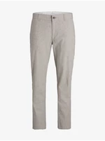 Beige Men's Linen Trousers Jack & Jones Ollie - Men's