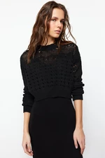 Trendyol Black Midi Knitwear Sweater Dress Suit