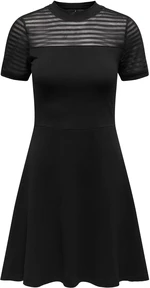 ONLY Dámske šaty ONLNIELLA Slim Fit 15315786 Black XS