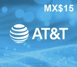 AT&T MX$15 Mobile Top-up MX