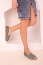 Soho Green Women's Flats 18050