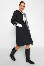 Trendyol Black Hooded Waterproof Raincoat