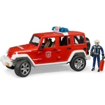 Bruder 2528 Jeep Wrangler Požiarnici s figúrkou 1:16