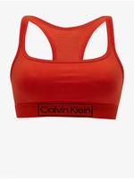 Cihlová dámská podprsenka Calvin Klein Underwear Reimagined Heritage - Dámské