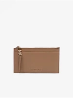 Brown Women's Leather Michael Kors Card Case - Ladies