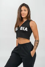 NEBBIA Crop sleeveless sweatshirt MUSCLE MOMMY