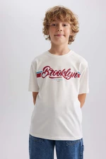 DEFACTO New Regular Fit Printed Short Sleeve T-Shirt