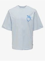 Light blue men's T-shirt ONLY & SONS Andres - Men