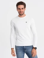 Ombre Men's unprinted longsleeve - white