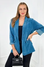 Corduroy navy jacket