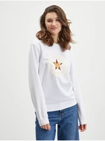 White Women's Sweatshirt Converse - Women