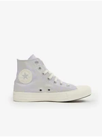 Light Purple Womens Patterned Ankle Sneakers Converse Chuck - Women