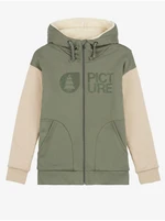 Beige-Green Womens Hoodie Picture - Women