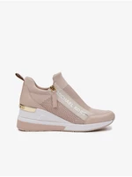 Light Pink Women's Wedge Sneakers Michael Kors Willis Wedge - Womens