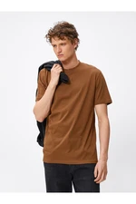 Koton T-Shirt - Brown - Regular fit