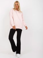 Basic light pink hoodie