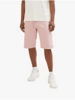 Light Pink Mens Denim Shorts Tom Tailor - Men