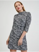 Orsay Černo-bílé dámské vzorované šaty - Dámské