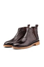 Ducavelli Leeds Genuine Leather Chelsea Daily Boots With Non-Slip Soles Brown. Ducavelli Leeds Genuine Leather Chelsea Daily Boots With Non-Slip Soles Brown.