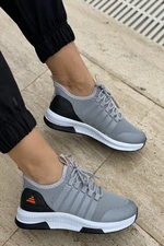 İnan Ayakkabı UNISEX GRAY KNITWEAR SNEAKER SNEAKERS