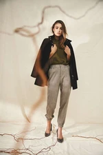 Pantaloni da donna  Moodo Caramel