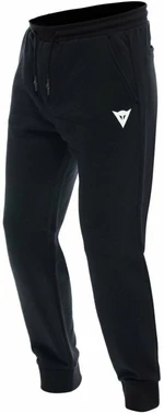 Dainese Sweatpant Logo Black/White M Ropa de ocio para motociclistas