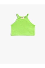 Koton Halter Neck Crop Tank Top