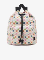 Cream checkered backpack VANS Seeker - Ladies