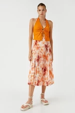 Koton Pleated Midi Skirt