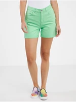 Green women's denim shorts ONLY Vega - Women's