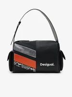Orange-black women's handbag Desigual Polka Habana - Women's